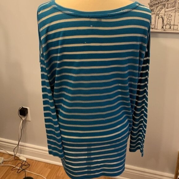 Addition Elle Striped Long Sleeve Top - Picture 5 of 8
